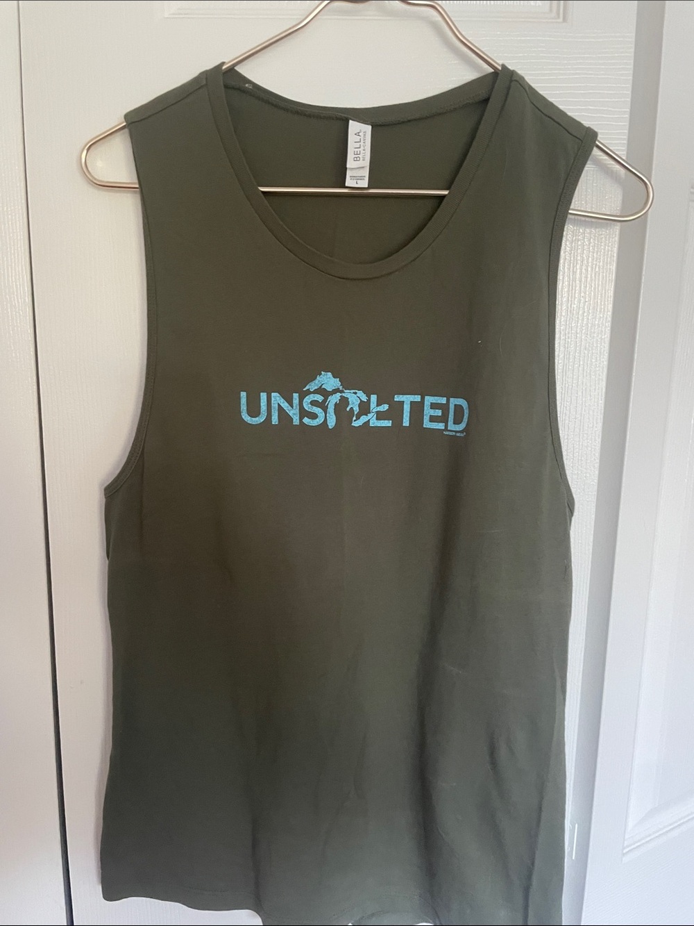 Bella Green sleeveless tank